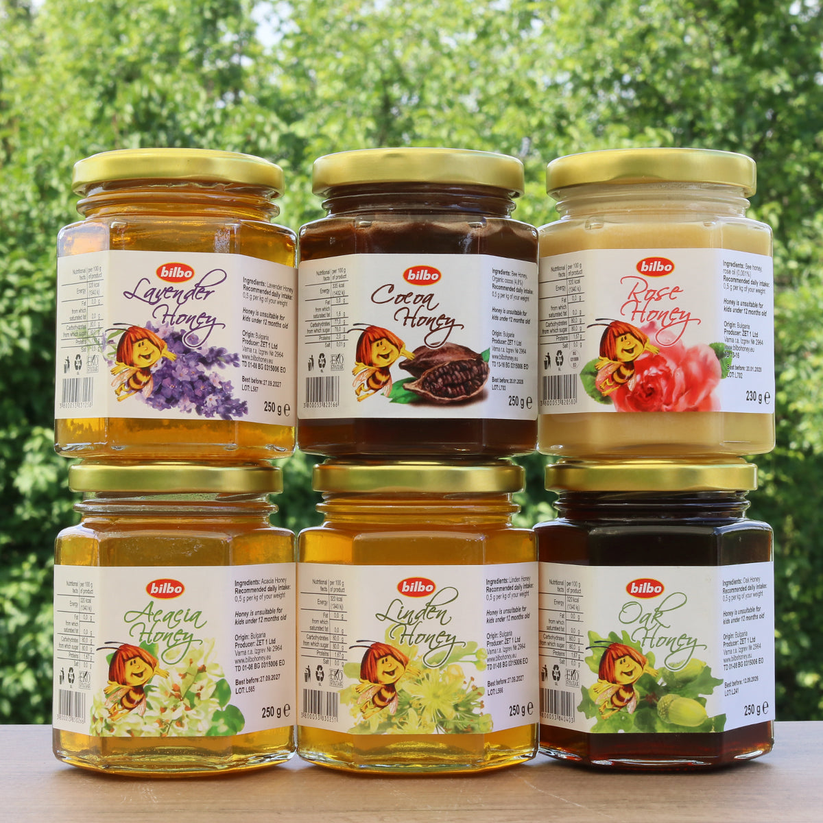 Bilbo roher weißer Honig • 230 g