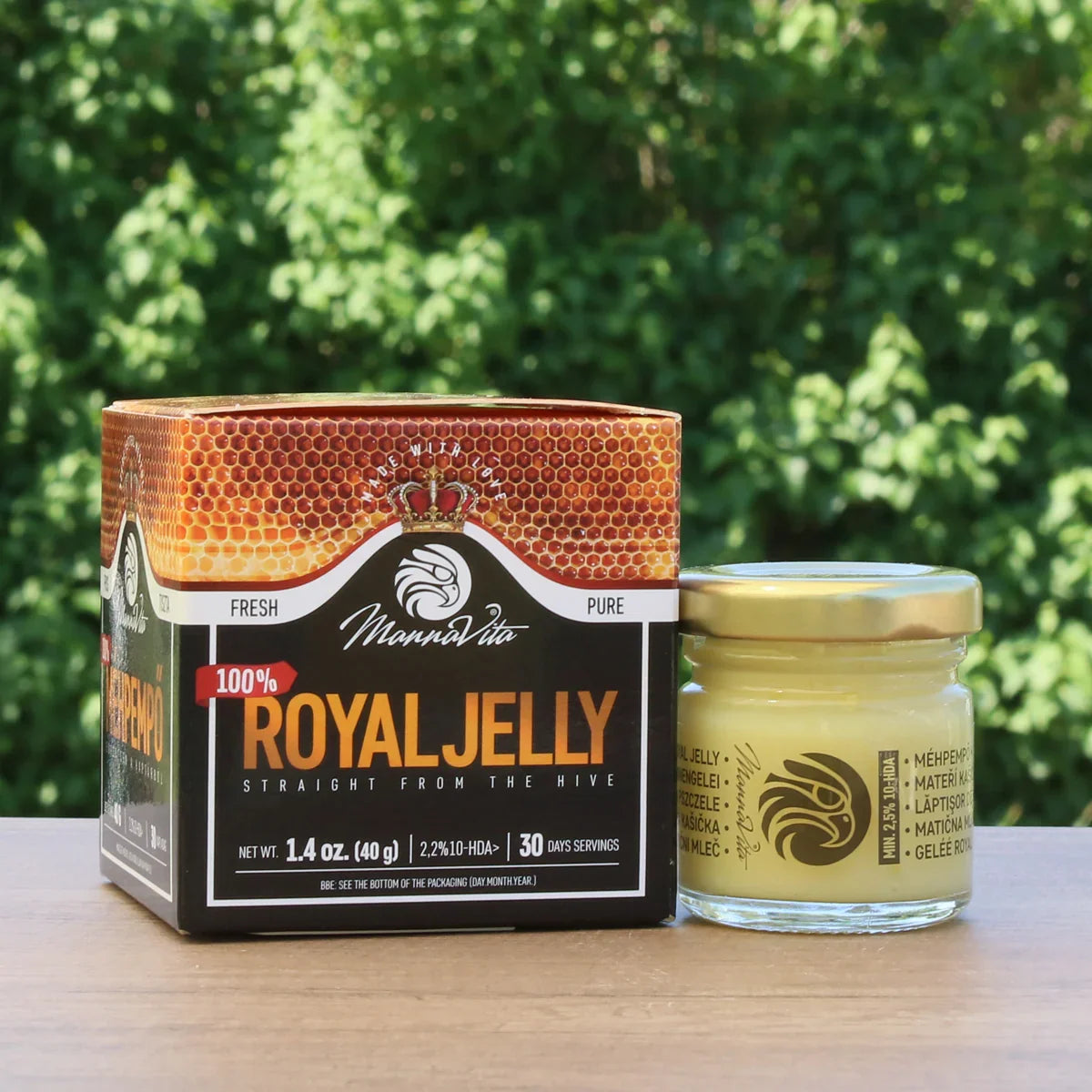 Mannavita fresh pure royal jelly • 2.2% 10-HDA • 40g - Mannavita