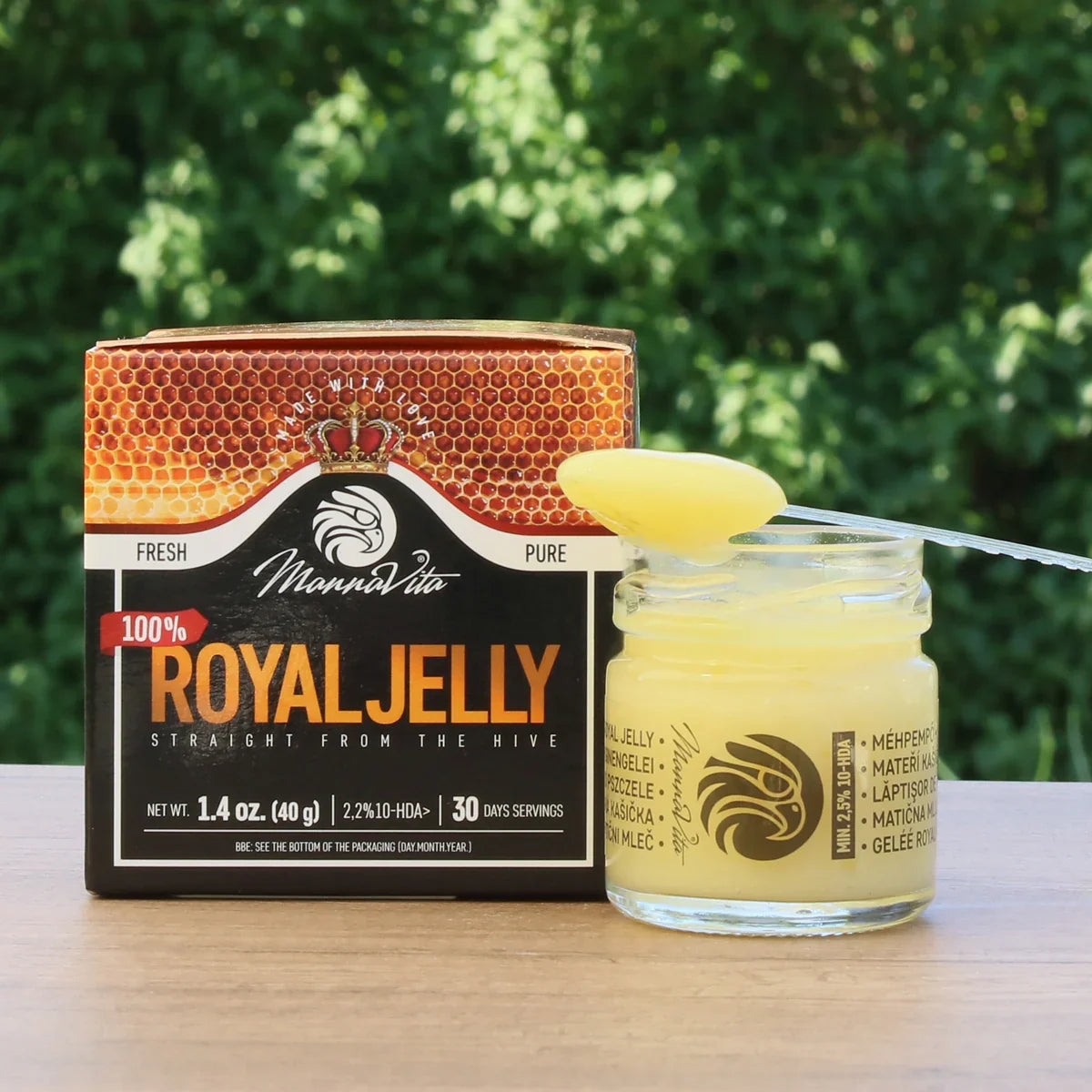 Mannavita fresh pure royal jelly • 2.2% 10-HDA • 40g - Mannavita