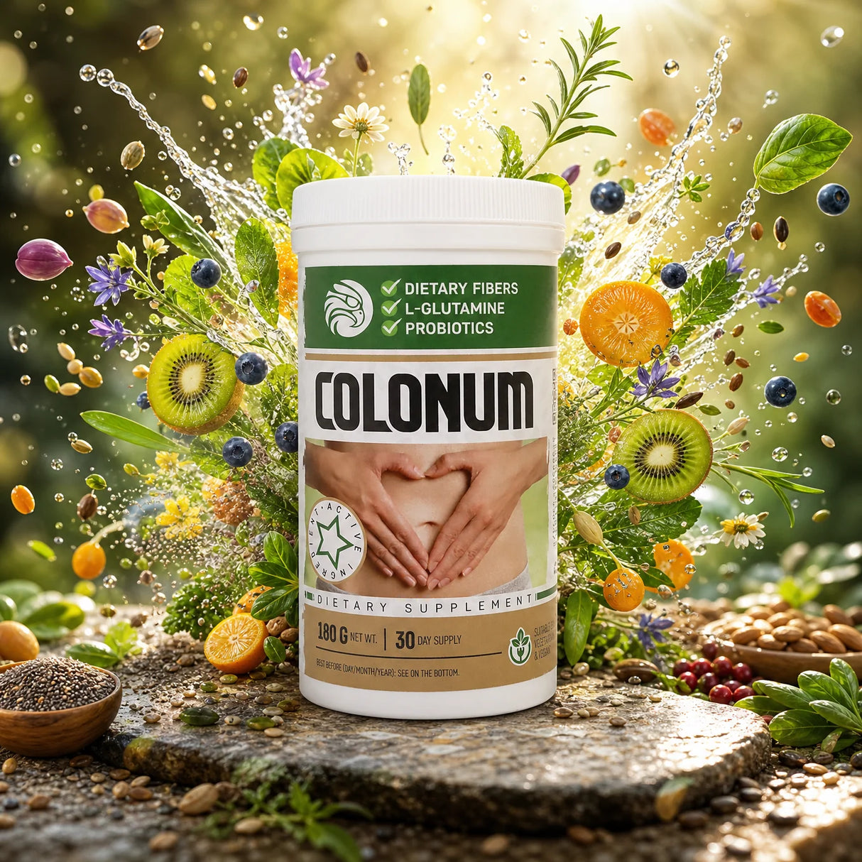 COLONUM Darmreinigungs & Darmwiederherstellungspulver • 180g