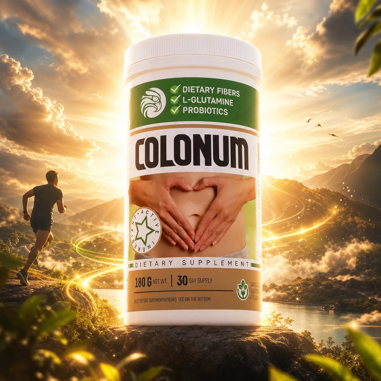 COLONUM Darmreinigungs & Darmwiederherstellungspulver • 180g
