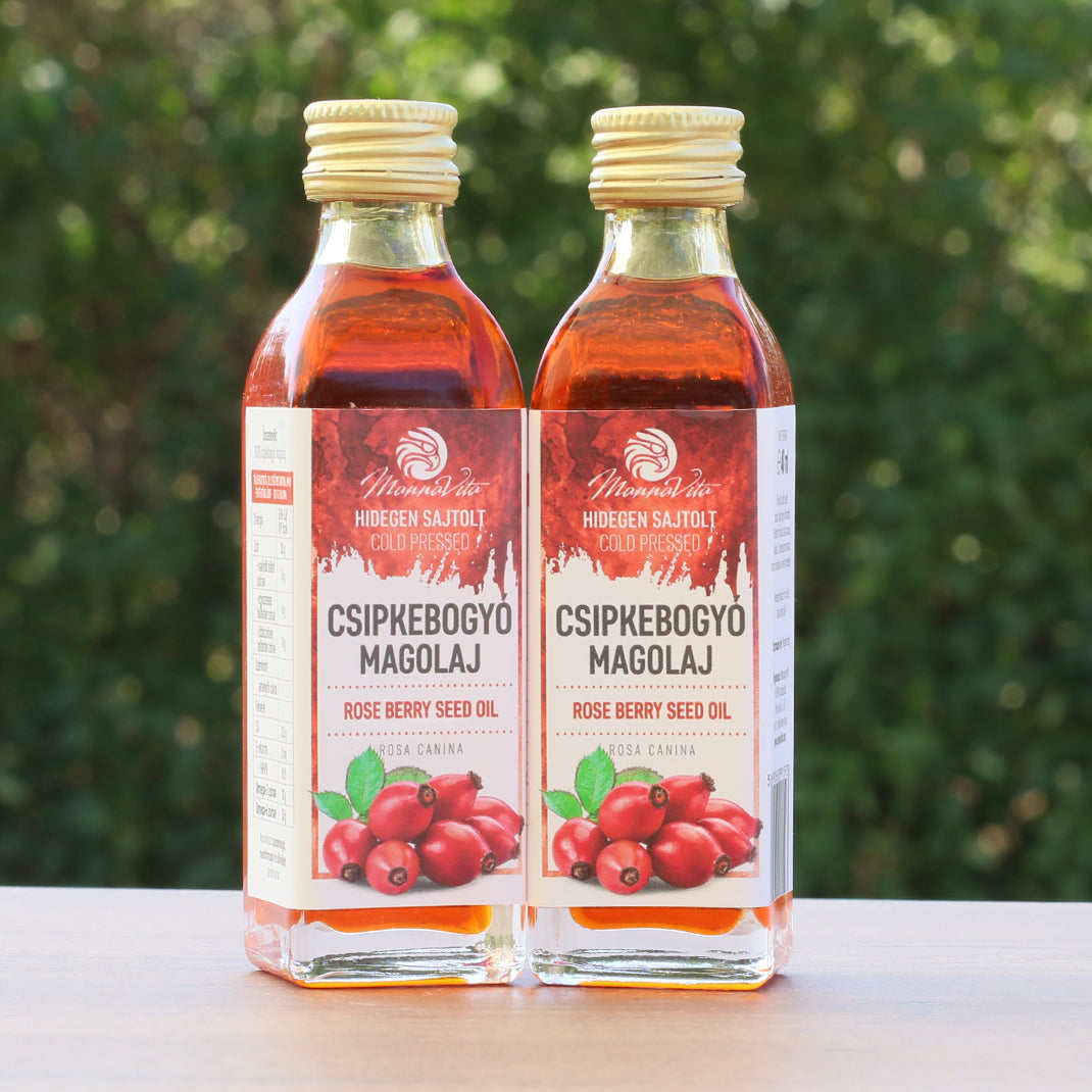 Mannavita Ungarisches kaltgepresstes Hagebuttenkernöl • 40 ml