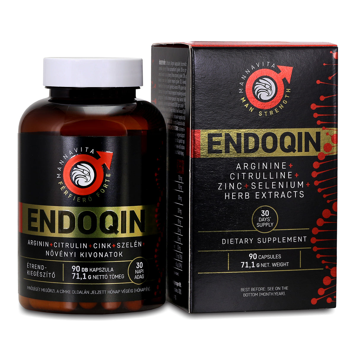 ENDOQIN Manpower Forte • 90 Kapseln