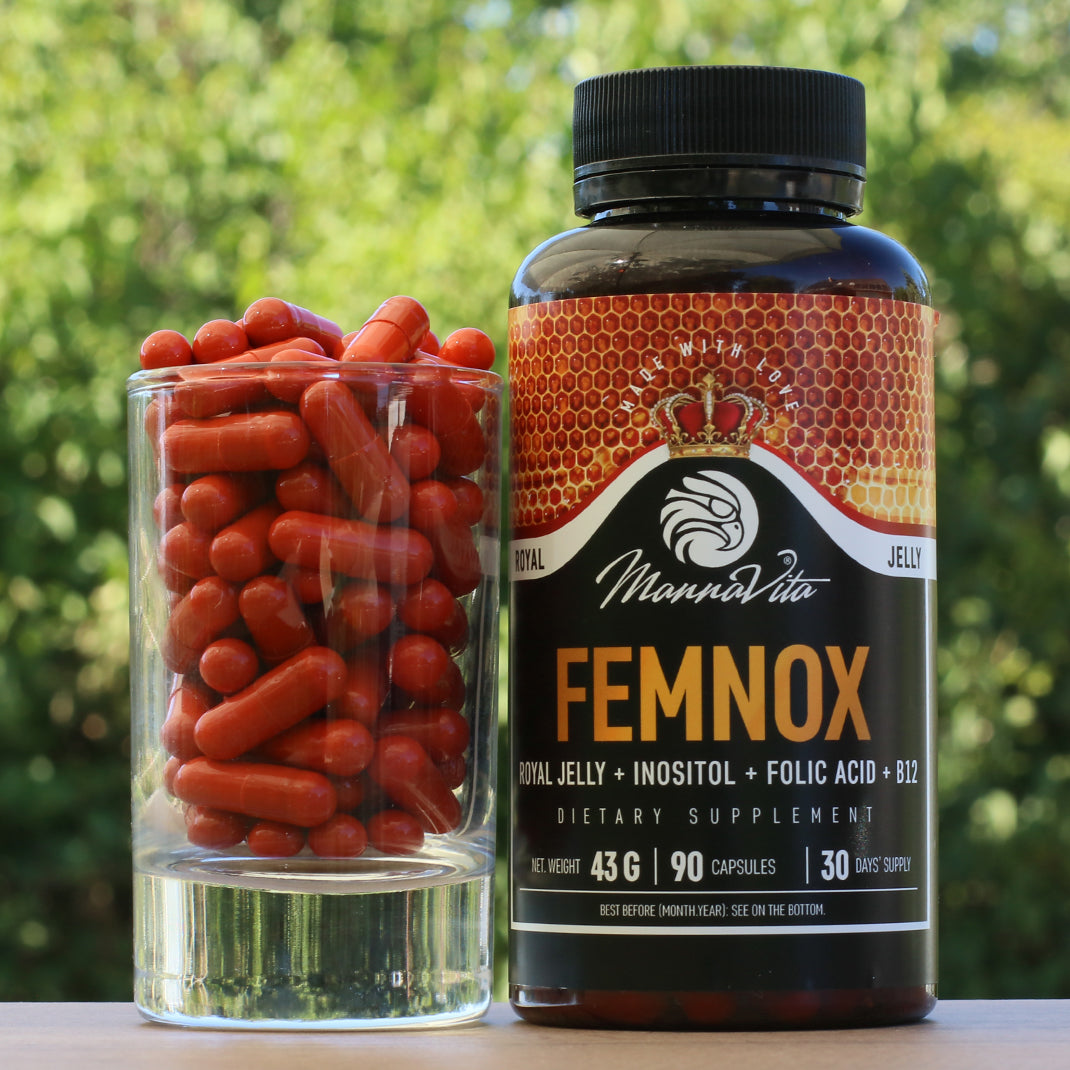 FEMNOX Gelée Royale + Inositol + Folsäure + B12 Komplex • 90 Kapseln