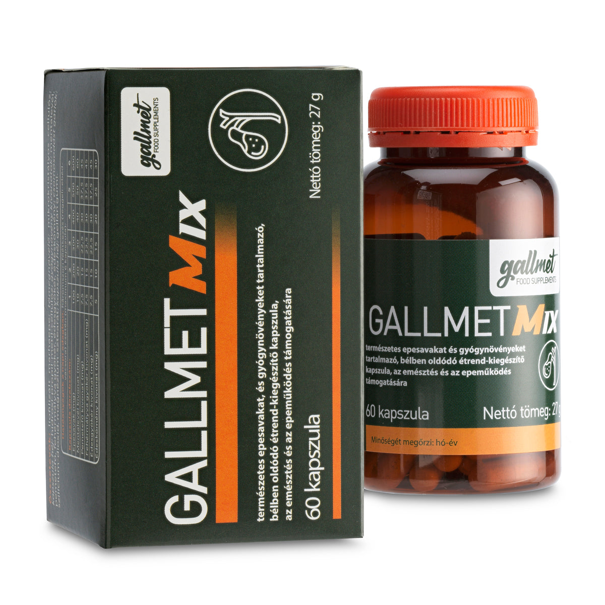 Gallmet Mix Gallensäure- und Kräuterkapseln • 60 Stk.