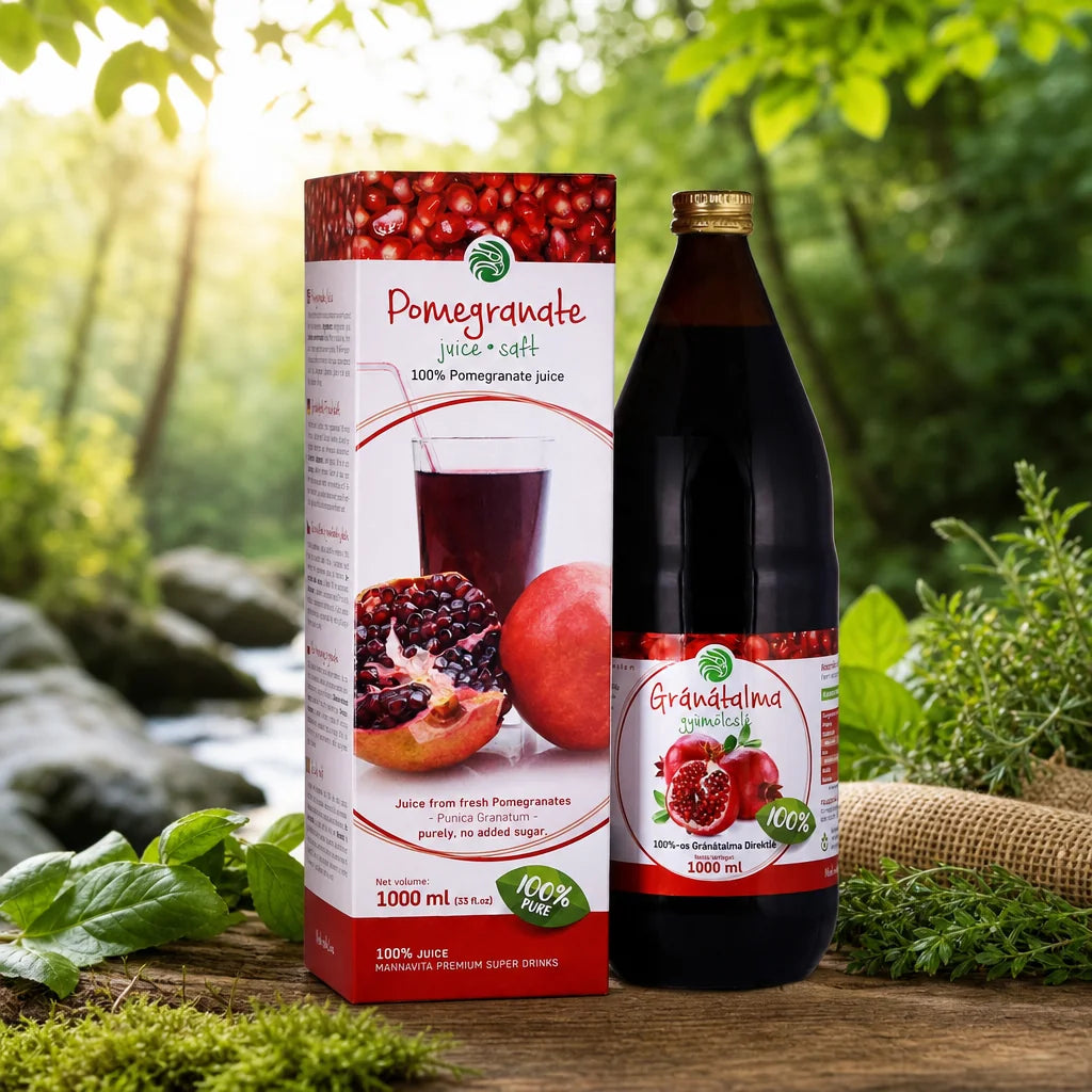 Mannavita Granatapfel 100% gepresster reiner Saft • 1000 ml