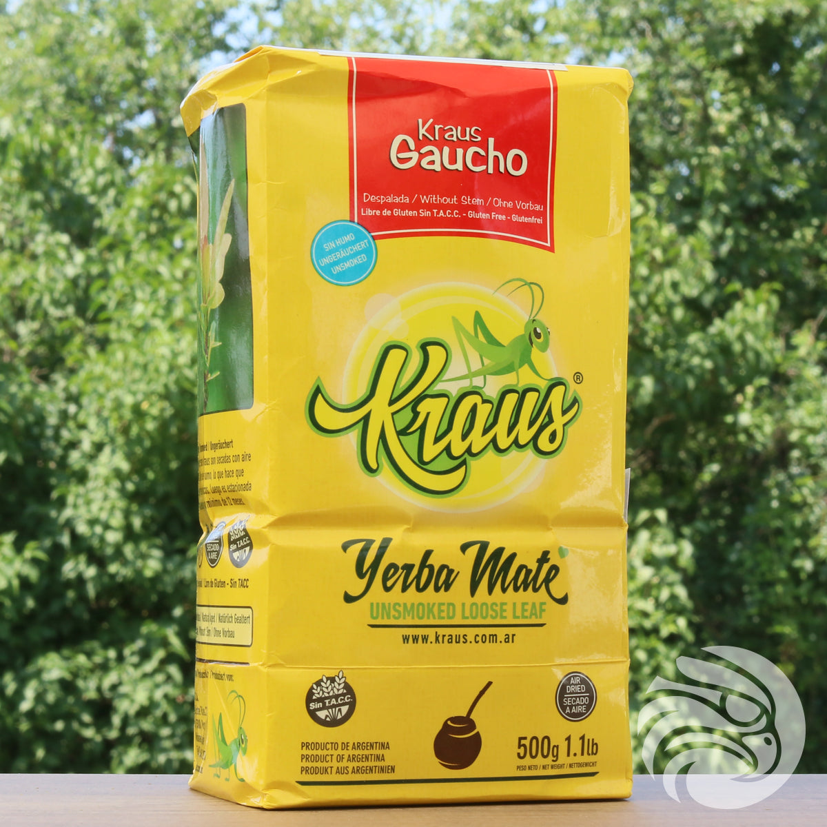Kraus Yerba Mate • Gaucho, sin palo – ohne Stängel • 500 g