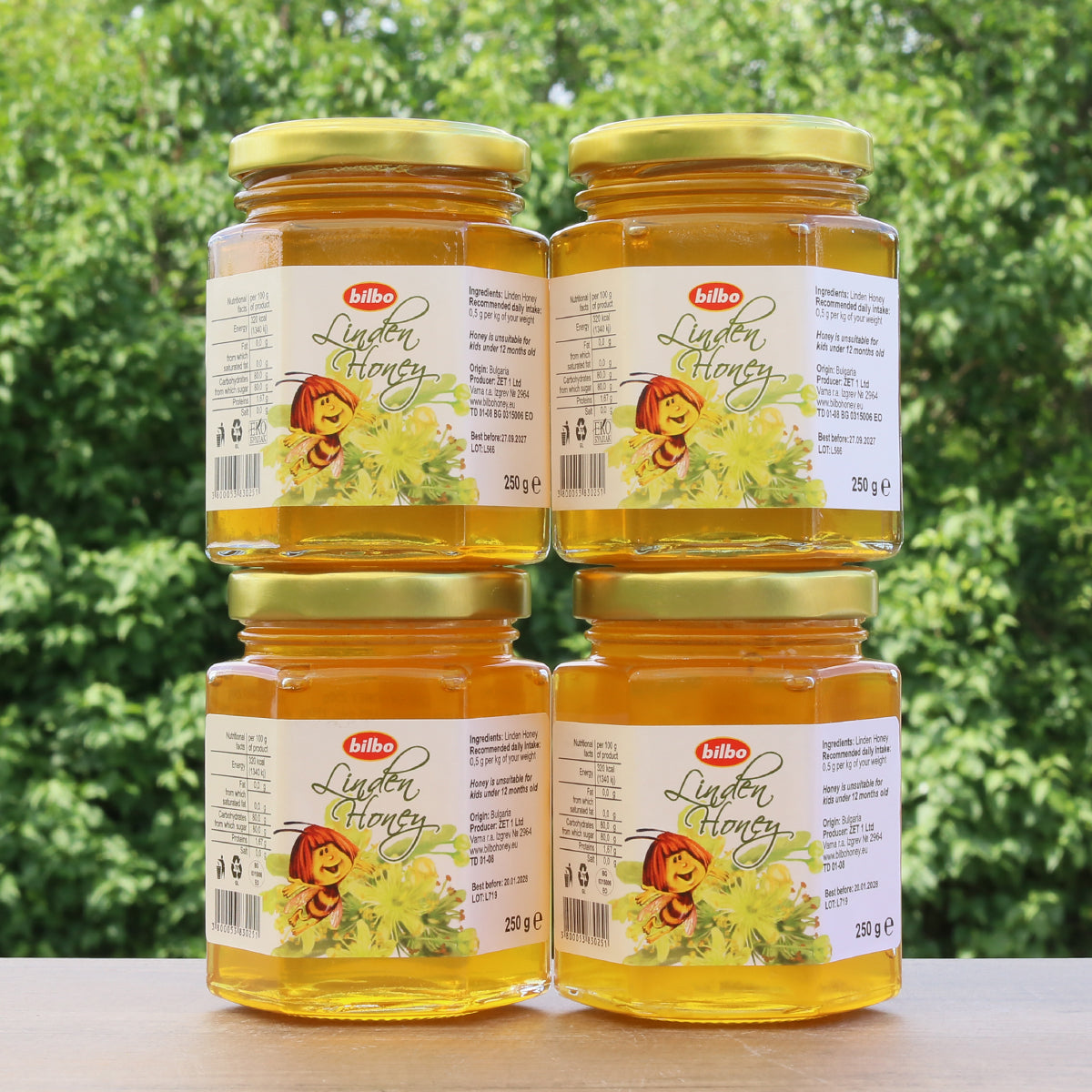 Bilbo roher Lindenhonig • 250 g