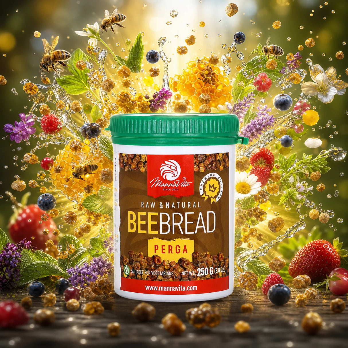 Mannavita 100 % Bienenbrot • 250 g