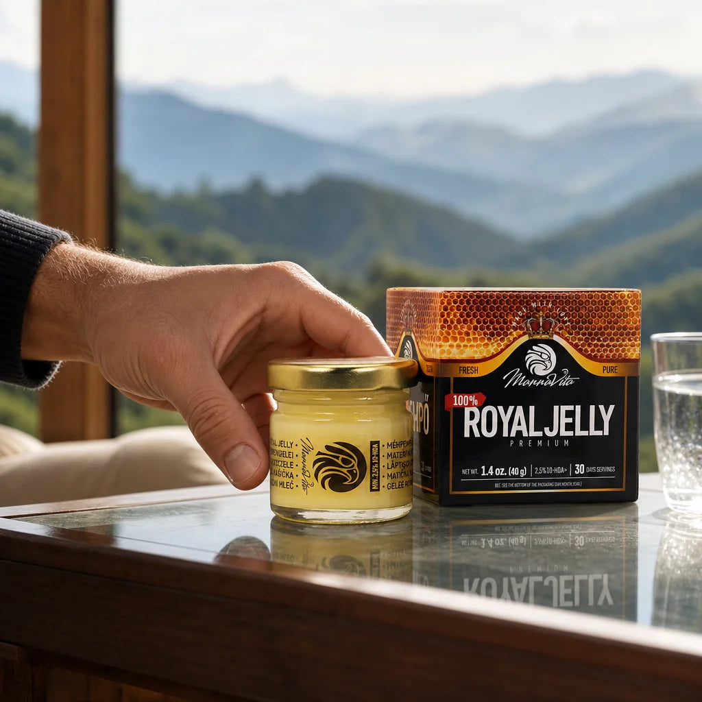 Mannavita Premium Gelée Royale • 2,5% 10-HDA • 40g