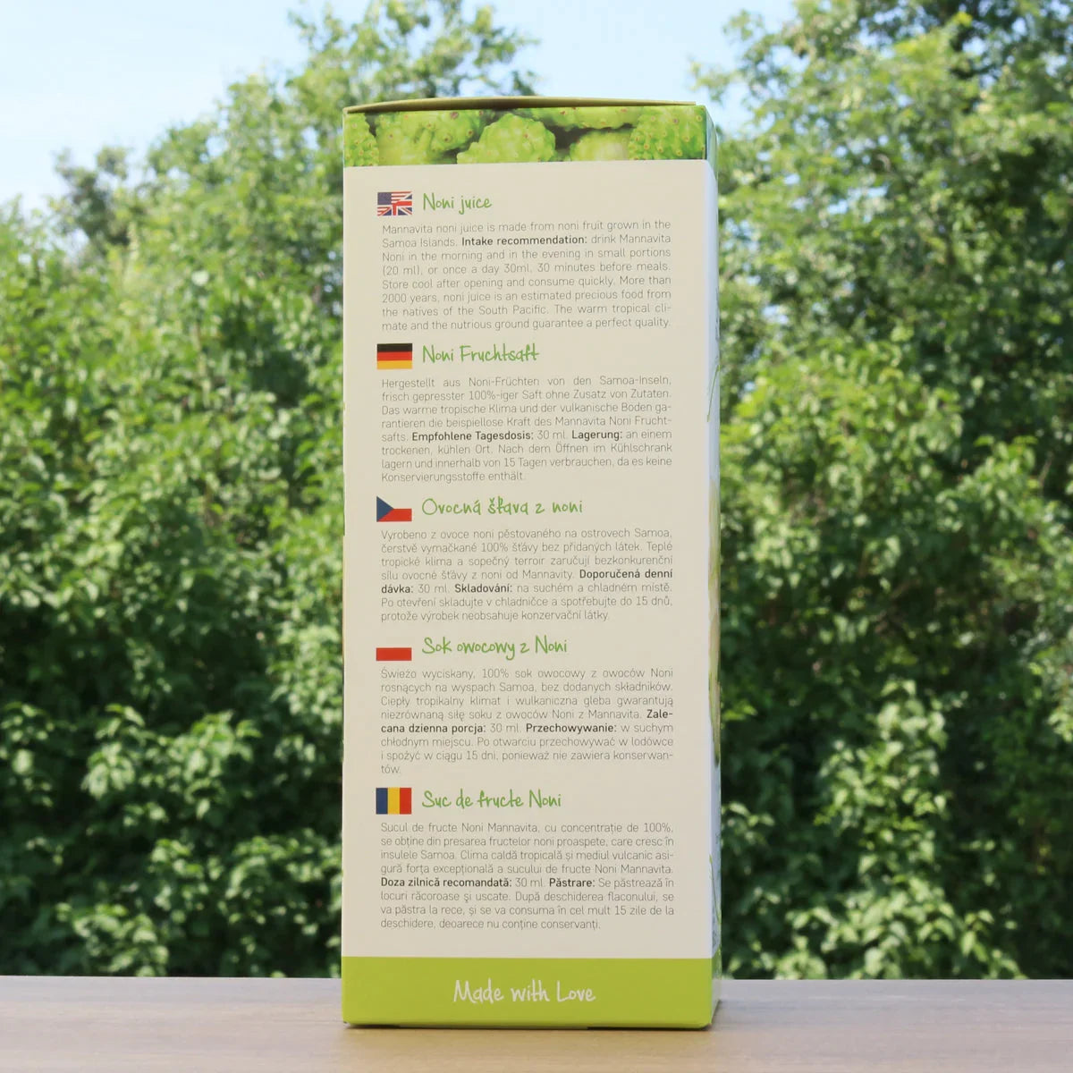 Mannavita Noni 100% pure pressed juice • 500 ml - Mannavita