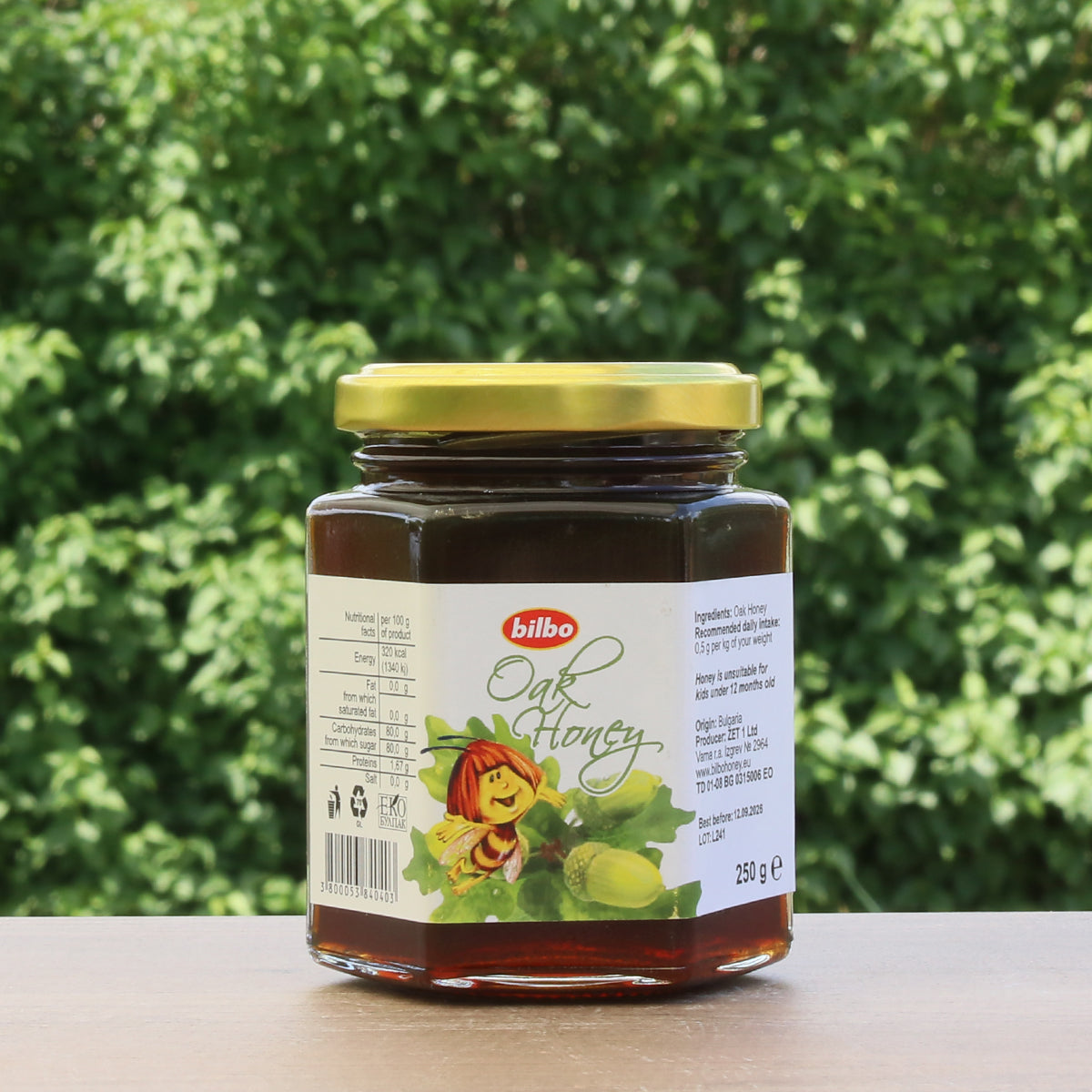 Bilbo roher Eichenhonig • 250 g