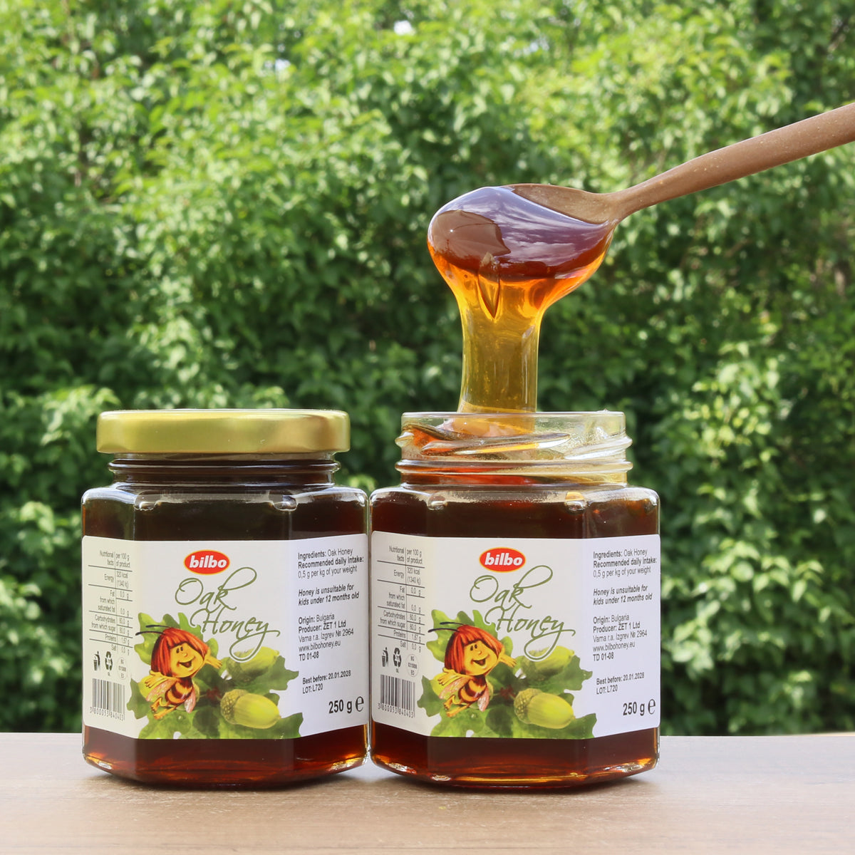 Bilbo roher Eichenhonig • 250 g