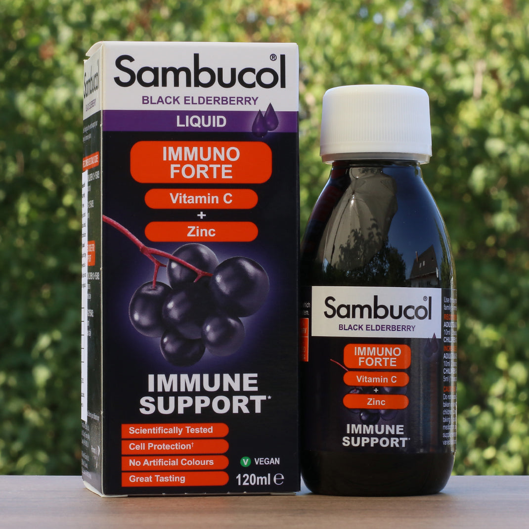 Sambucol Schwarzer Holunderbeerensirup, Immuno Forte • 120 ml