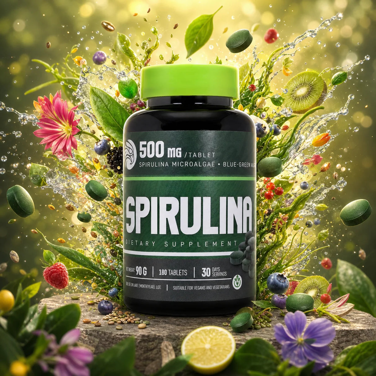 Mannavita Spirulina 500 mg Tabletten • 180 Stk.
