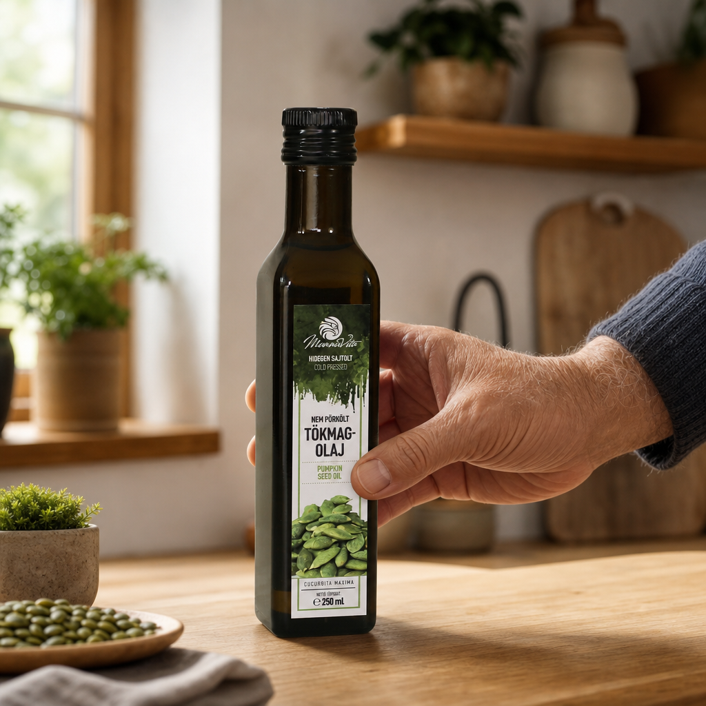 Mannavita Ungarisches kaltgepresstes Kürbiskernöl • 250 ml