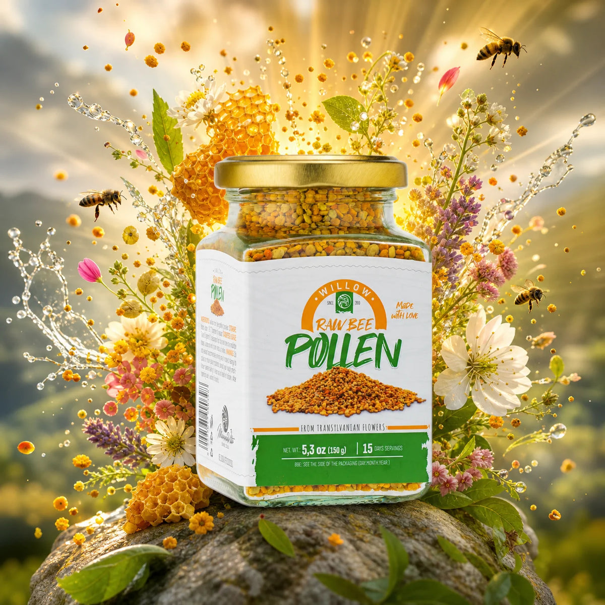 Mannavita roher Weiden Blütenpollen • 150g