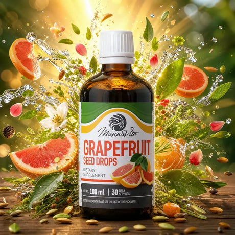 Unlock the Health Benefits of Mannavita Grapefruit Seed Extract Drops 100 ml