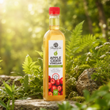 Mannavita ungefilterter Apfelessig mit doppelter Fermentation • 500 ml