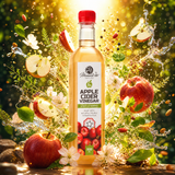 Mannavita ungefilterter Apfelessig mit doppelter Fermentation • 500 ml