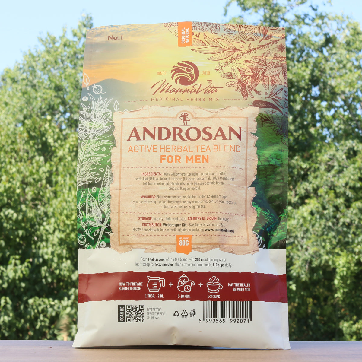 ANDROSAN aktive Kräuterteemischung für Männer • 80g