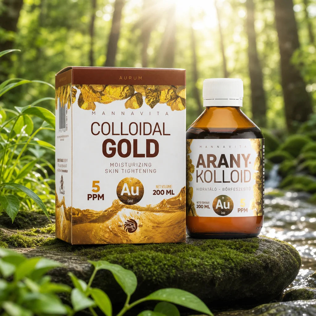 Mannavita Kolloidales Gold 5 PPM • 200 ml