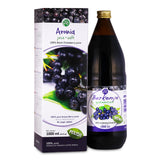 Mannavita Aroniabeere 100% gepresster reiner Saft • 1000 ml