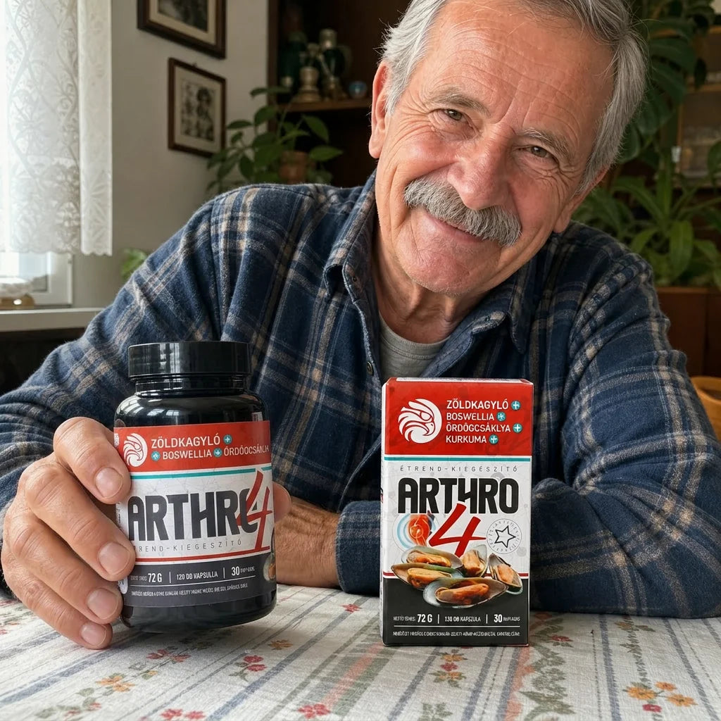 ARTHRO4 • Gelenk + Knorpelkomplex • mit Grünlippmuschel • 120 Kapseln