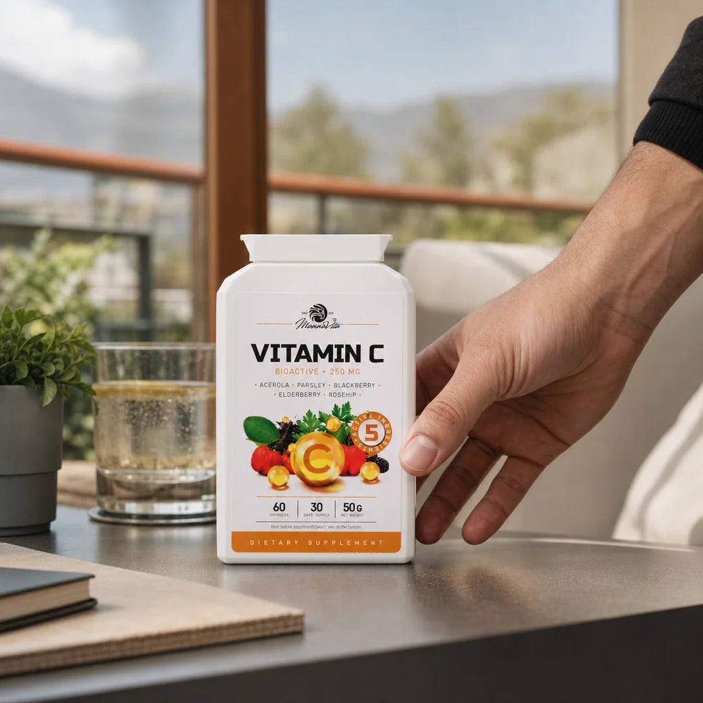 Mannavita Vitamin C Komplex • 250 mg bioaktiv • 60 Kapseln