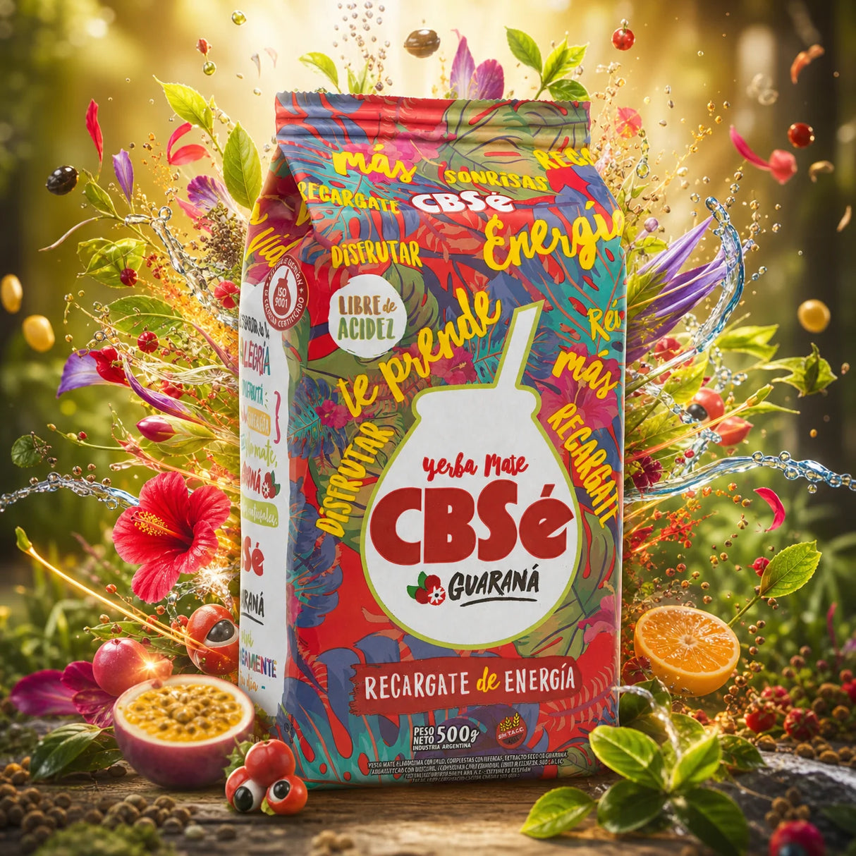 CBSé Yerba-Mate-Tee • Zitrone - Limón • 500 g