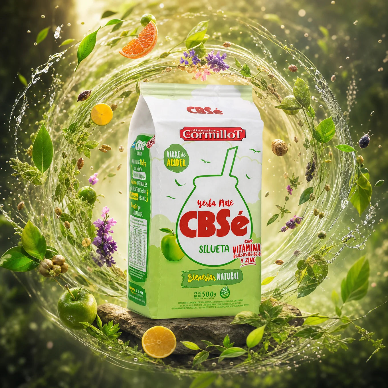 CBSé Yerba-Mate-Tee • Waldfrüchte • 500 g