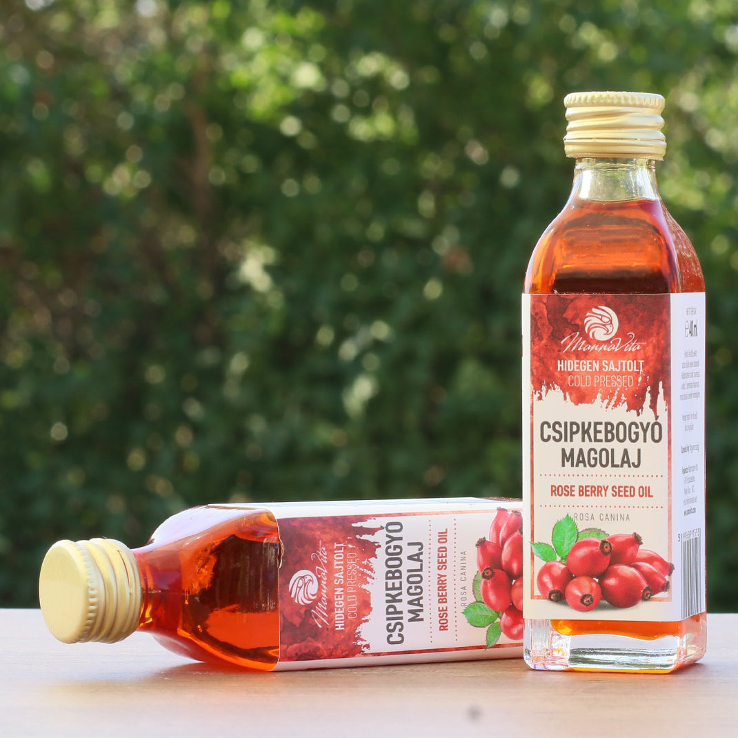 Mannavita Ungarisches kaltgepresstes Hagebuttenkernöl • 40 ml