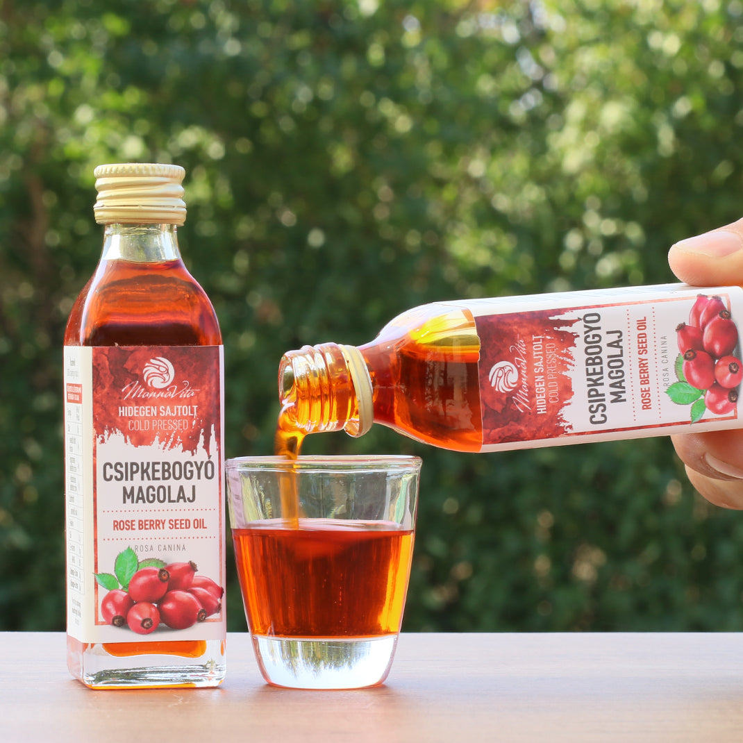 Mannavita Ungarisches kaltgepresstes Hagebuttenkernöl • 40 ml