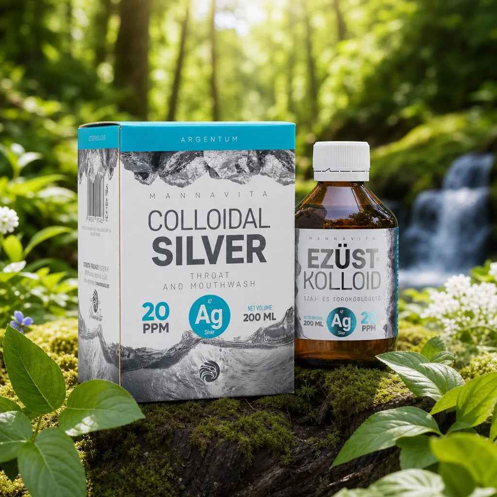 Mannavita Kolloidales Silber 20 PPM • 200 ml