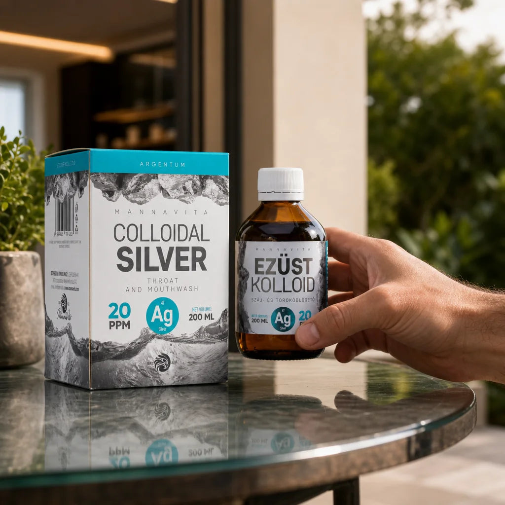 Mannavita Kolloidales Silber 20 PPM • 200 ml