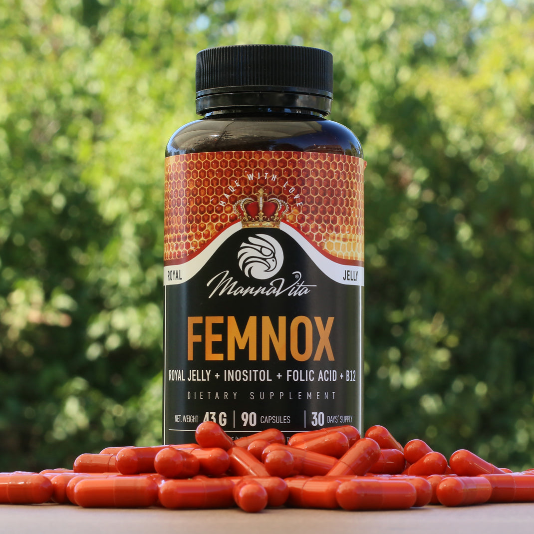 FEMNOX Gelée Royale + Inositol + Folsäure + B12 Komplex • 90 Kapseln