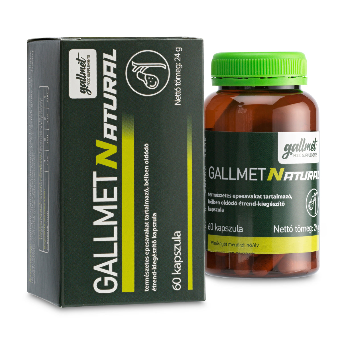 Gallmet Naturkapseln mit Gallensäure • 60 Stk.