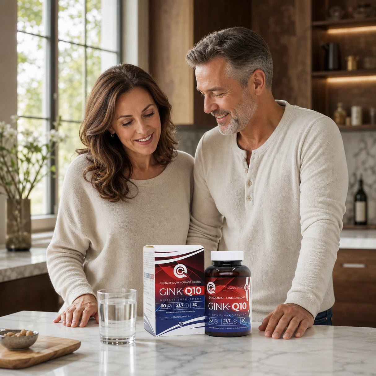 GINK-Q10 • Q10 Coenzym + Ginkgo Biloba Komplex • 60 Kapseln
