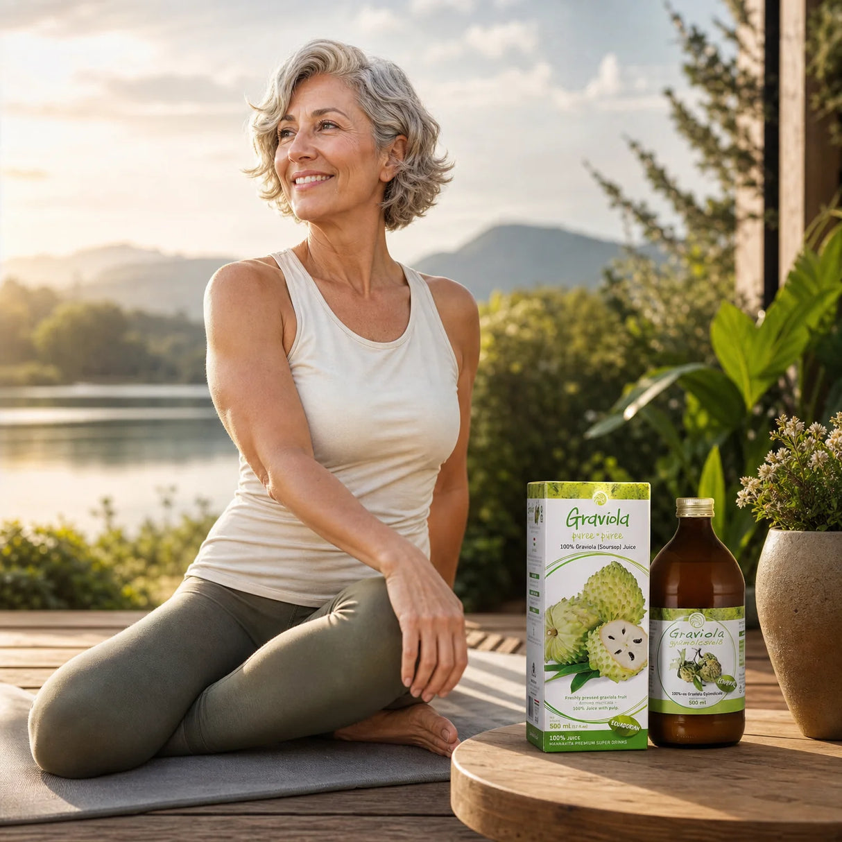 Mannavita Graviola 100% gepresstes reines Püree • 500 ml