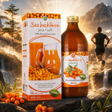 Mannavita Sanddorn 100% gepresster reiner Saft • 500 ml