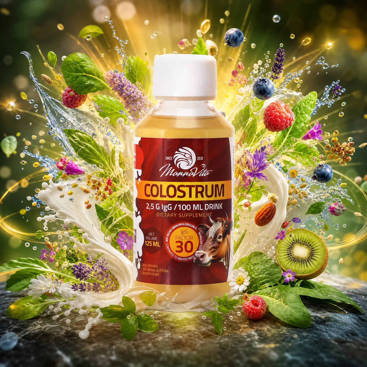 Mannavita Kolostrum flüssig • 120 ml