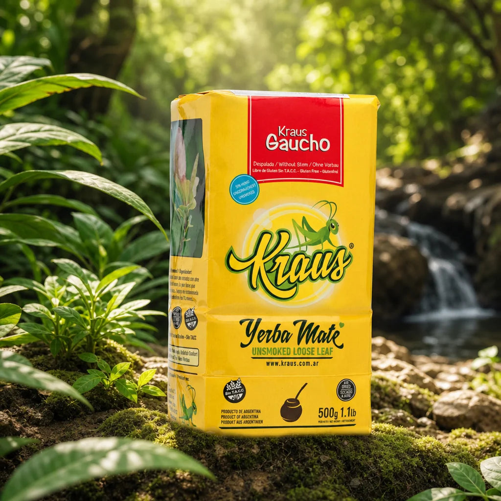 Kraus Yerba-Mate-Tee • Silvestre, Minze • 500 g