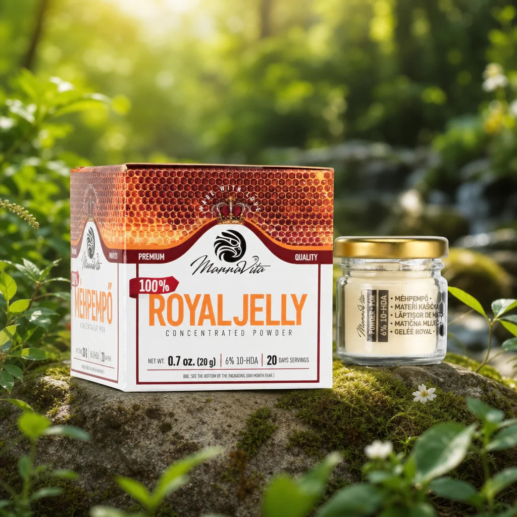 Konzentriertes Gelée Royale PULVER mit 6% 10-HDA-Gehalt • 20g