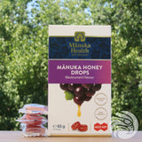 Manuka-Honig Lutschpastillen mit Schwarzer Johannisbeere • 15 Stück