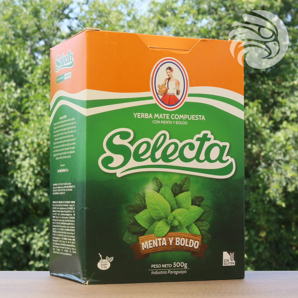 Selecta Yerba-Mate-Tee • Boldo + Minze • 500 g