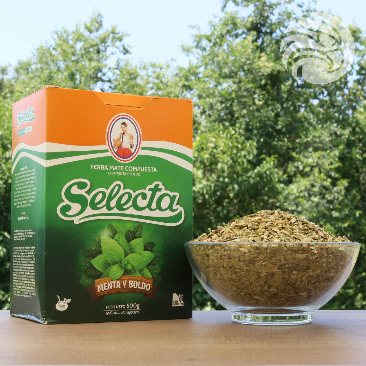 Selecta Yerba-Mate-Tee • Boldo + Minze • 500 g