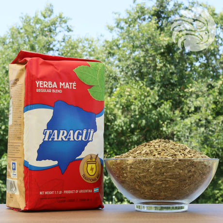Taragüi Yerba-Mate-Tee • Mit Stängeln verarbeitet • 500 g