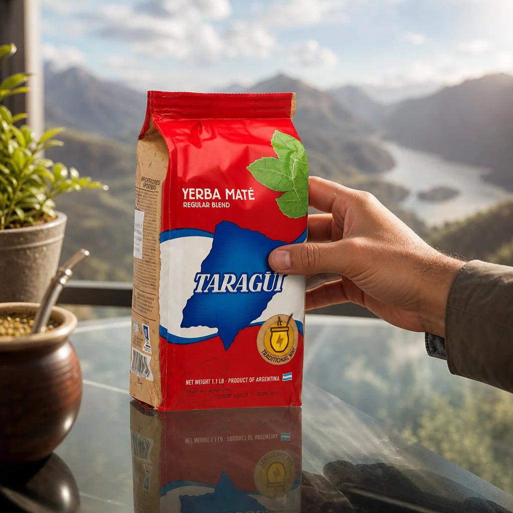 Taragüi Yerba-Mate-Tee • Mit Stängeln verarbeitet • 500 g