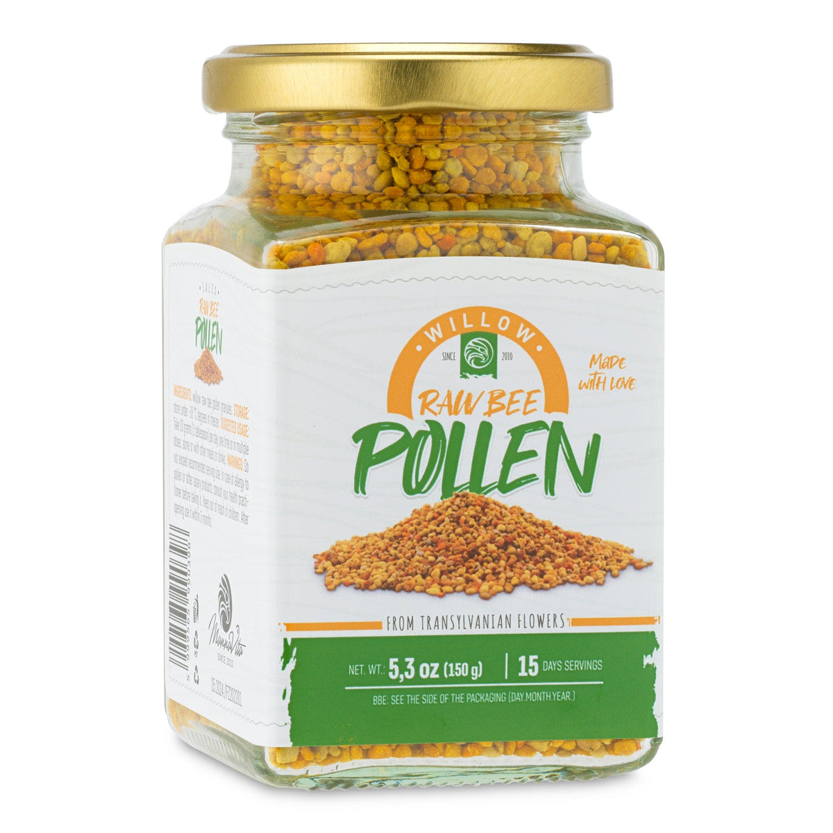 Mannavita roher Weiden Blütenpollen • 150g